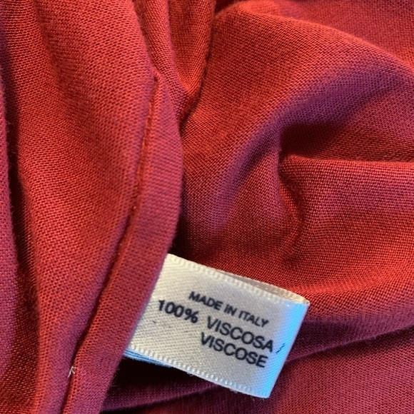 𝅺AUTHENTIC BOTTEGA VENETA Burgundy Tunic Top L - Picture 13 of 13